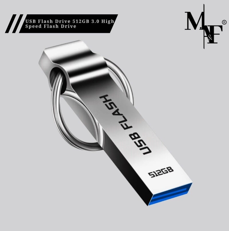 M.A&F's USB Flash Drive 512GB Large Capacity USB Stick 3.0 High Speed Flash Drive Waterproof Memory Stick Portable Thumb Drive for Tablet/PC/Laptop (512.0, GB) - Image 1